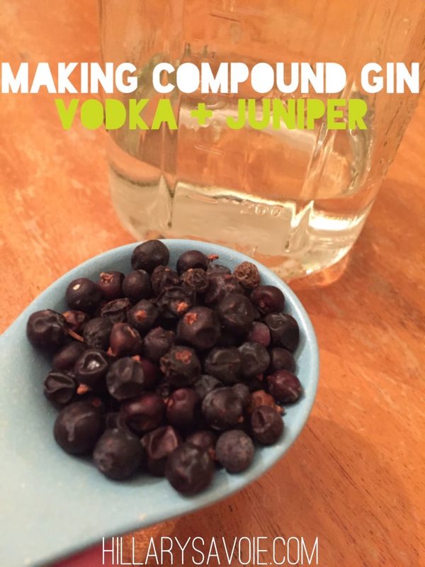 Gin! Homemade (compound) gin!